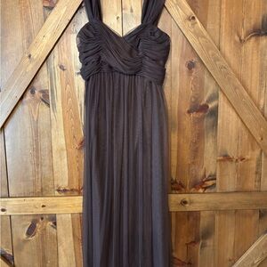 Wtoo Chocolate Maxi Dress/Bridesmaid dress